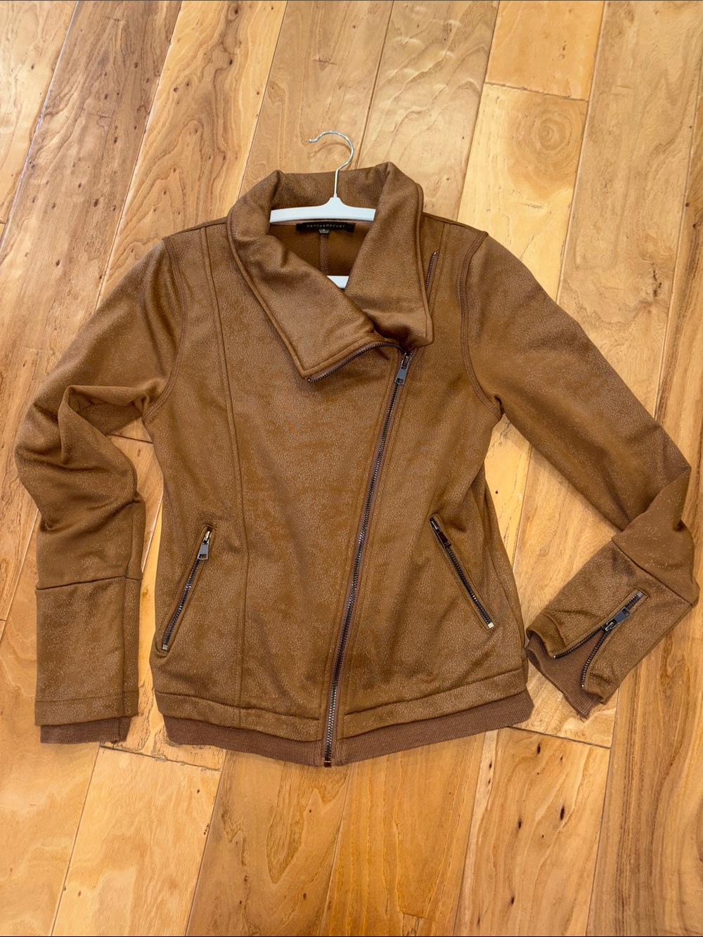 Faux Leather Moto Jacket - Picture 2 of 8